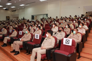 เข้าร่วมประชุม เพื่อมอบแนวทางการปฏิบัติราชการให้กับผู้บริหารท้องถิ่น