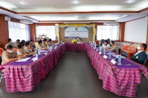 ประชุมหัวหน้าส่วนราชการเทศบาลเมืองอำนาจเจริญ ครั้งที่ 5/2565 ประจำเดือน มิถุนายน 2565 ณ ห้องประชุมชัยมงคล ชั้น3 สำนักงานเทศบาลเมืองอำนาจเจริญ