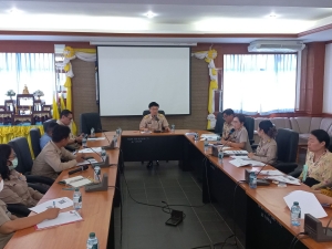 เข้าร่วมประชุมคณะทำงานเพื่อสนับสนุนการประเมินคุณธรรมและความโปร่งใสในการดำเนินงานของหน่วยงานภาครัฐ