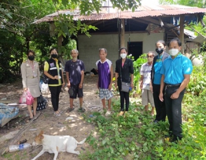 ลงพื้นที่ร่วมกับ พมจ. ช่วยเหลือผู้ยากไร้ ไม่สามารถเข้าถึงการบริการของรัฐ
