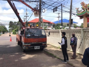 ลงพื้นที่ตรวจสอบและการปรับมุมกล้อง CCTV เพื่อเพิ่มมุมมองการมองเห็น และวางแผนขยายจุดติดตั้งกล้องเพิ่ม