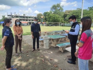 ลงพื้นที่ตรวจเยี่ยมโรงเรียนเทศบาลเมืองอำนาจเจริญ(พุทธอุทยาน)