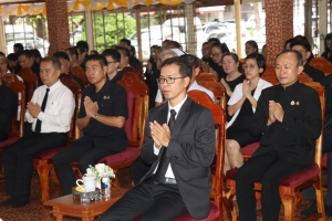 เทศบาลเมืองอำนาจเจริญ ร่วมพิธีบำเพ็ญกุศลสวดพระอภิธรรม อุทิศถวายพระราชกุศสแด่สมเด็จพระนางเจ้าสิริกิติ์ พระบรมราชินีนาถพระบรมราชชนนีพันปีหลวง