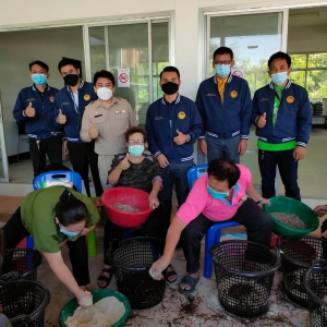 โครงการอบรมส่งเสริมอาชีพเพราะเห็ดฟางในตะกร้า น้อมนำตามแนวปรัชญาเศรษฐกิจพอเพียง