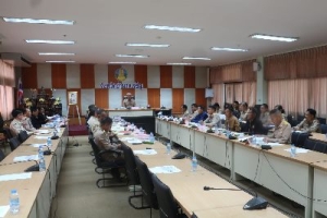ร่วมประชุมหัวหน้าส่วนราชการ หัวหน้าหน่วยงานสังกัดกระทรวงมหาดไทย ประจำเดือนธันวาคม 2566