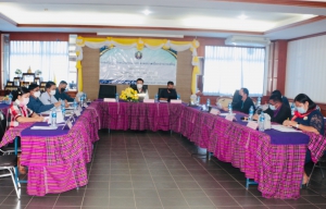 ประชุมหัวหน้าส่วนราชการเทศบาลเมืองอำนาจเจริญ ประจำเดือน ตุลาคม 2564