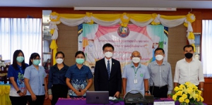พิธีเปิดโครงการอบรมหลักสูตรการสุขาภิบาลอาหาร สำหรับผู้ประกอบการและผู้สัมผัสอาหารในเขตเทศบาลเมืองอำนาจเจริญ