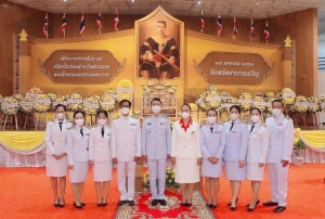 พิธีวางพวงมาลาถวายราชสักการะ เนื่องใน &quot;วันคล้ายวันสวรรคตสมเด็จพระนเรศวรมหาราช&quot;ประจำปี 2566