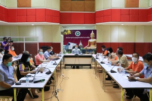 จังหวัดอำนาจเจริญ ประชุมวางแผนการลงทะเบียน Whitelist การจองคิวและการรับวัคซีนโควิด-19 ในทุกกลุ่มเป้าหมาย ผ่านทางระบบ WebEx Team ตั้งเป้าหมายฉีดวัคซีนให้ได้ 80 %