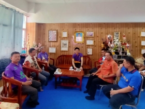 ตรวจเยี่ยมติดตามการเตรียมความพร้อม นักเรียน โรงเรียนในสังกัด
