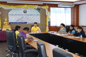 ร่วมประชุมแก้ไขปัญหาขยะ  เพื่อร่วมกันบริหารจัดการขยะมูลฝอยในเขตเทศบาลเมืองอำนาจเจริญ