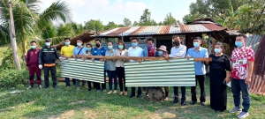 ข่าวประชาสัมพันธ์ มอบสิ่งของช่วยเหลือผู้ประสบภัย ชุมชนโคกจักจั่น