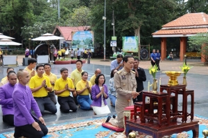 เข้าร่วมให้การต้อนรับผู้ว่าราชการจังหวัดอำนาจเจริญ สักการะสิ่งศักดิ์สิทธิ์ เนื่องในโอกาสเดินทางเข้ารับตำแหน่ง ผู้ว่าราชการจังหวัดอำนาจเจริญคนที่ 26