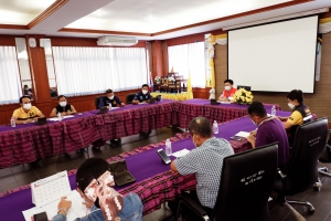 ประชุมเพื่อปรึกษาหาแนวทางแก้ไข และมาตรการการป้องกรณีที่มีผู้ติดเชื้อโควิด-19 ในตลาดสดเทศบาล1