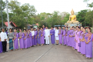 พิธีทำบุญตักบาตร  เนื่องในโอกาสวันคล้ายวันพระราชสมภพ สมเด็จพระกนิษฐาธิราชเจ้า กรมสมเด็จพระเทพรัตนราชสุดาฯ สยามบรมราชกุมารี