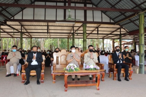 ร่วมพิธี ฌาปนกิจศพ ณ  วัดสำราญนิเวศพระอารามหลวง จ.อำนาจเจริญ