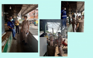 ออกเร่งติดตามการซ่อมระบบไฟฟ้าของตลาดเทศบาล (ตลาดเช้า