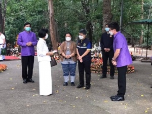 ร่วมต้อนรับ คุณฐาปนา รักติประกร รองราชเลขานุการในพระองค์ สมเด็จพระกนิษฐาธิราชเจ้า กรมสมเด็จพระเทพรัตนราชสุดา ฯ สยามบรมราชกุมารี