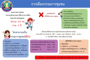 การเลือกตั้งคณะกรรมการชุมชน ภายในเขตเทศบาลเมืองอำนาจเจริญ
