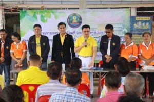 นายกเทศมนตรีเมืองอำนาจเจริญ พร้อมด้วยคณะผู้บริหาร สมาชิกสภา ลงพื้นที่ พบปะพูดคุยกับชุมชน ในโครงการเทศบาลเคลื่อนที่ (เทศบาลพบประชาชน) ณ ชุมชน 20 พัฒนา